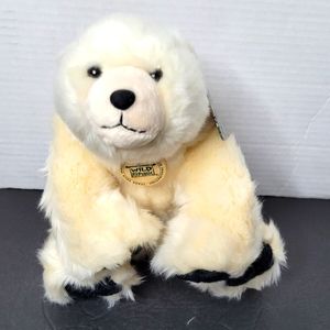Polar Bear Plush Stuffed Animal Vintage NWT Wild Republic